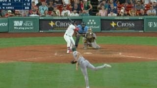 もはや暴力！こんなの打てるわけがないだろ！ 166キロの“火の玉ストレート”がヤバすぎる　アスレチックス守護神の剛速球が話題に「いくらなんでも速すぎるw」