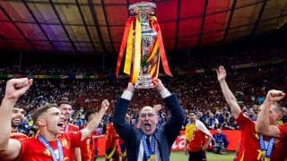 「我々が優勝候補だったとは思わない」史上最多4度目の優勝果たしたスペイン指揮官、戦い抜いた26選手を称える「全員が誇りを感じるべき」