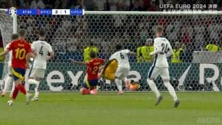 これ決めちゃうのかよ！ギリギリ過ぎる飛び出しからの滑り込みワンタッチシュート炸裂！圧巻パスワークで崩し切ったスペイン代表の高速フィニッシュの瞬間「最高に興奮」