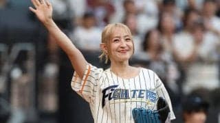 エスコンフィールドに舞い降りた＂女神＂に話題沸騰　「アッパレ！」「おきれいでござる」