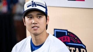 2日で見納め？　大谷翔平の“特別T”に反響、ピチピチで再発見「筋肉すごい」