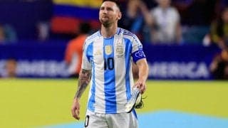 コパ決勝で負傷交代のメッシ…インテル・マイアミが右足首のじん帯損傷を発表