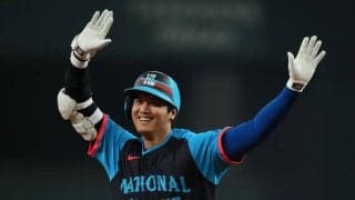 大谷翔平、球宴初アーチが先制3ラン！ 日本人初の“柵越え”本塁打　初のMVPなるか　第1打席は四球で出塁