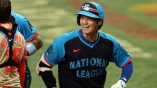 大谷翔平「1本いいのが打てて良かった」　8打席目での球宴初アーチに充実感