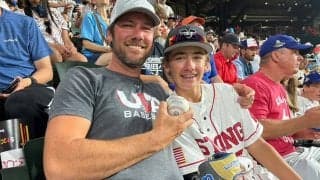 大谷翔平の球宴弾ゲット「息子にあげる」　記念すべき1球に父親大興奮「スーパーな気分」