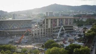 カンプ・ノウの全面改修がずれ込む？ 近隣住民の抗議で「土曜の工事」禁止に