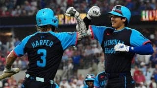 最強ハーパーも“ドン引き”…大谷翔平は「ああ、やばい」　ベンチで見届けた衝撃弾