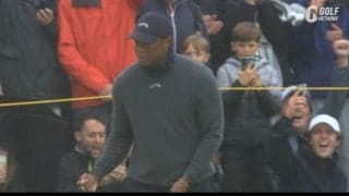 【動画】ウッズがガッツポーズ、ラウリーに大声援　木下稜介、岩﨑亜久竜も魅せた初日の好プレー集