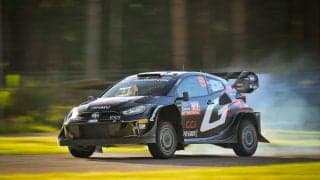 WRCラトビア：初日のスーパーSSを終えてトヨタのカッレ・ロバンペラがトップ、勝田貴元は5.6秒差の6番手につける