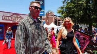 大谷同僚の美人妻が「ゴージャス」　肩出し黒ドレスで米魅了「いつもイケてる」