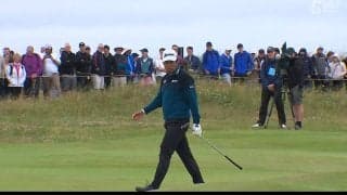 【動画】松山英樹は54位で日本勢唯一の予選突破　2番パー4では技術の詰まった砂イチでしのぐ