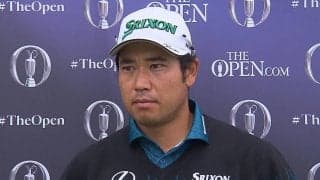 松山英樹「これがリンクスコース」　風への対応に苦戦するも54位で予選通過