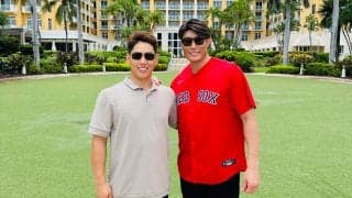 「手も足も出ない打席がある」吉田正尚、日米の“違い”を激白　大谷翔平は「メジャーきた最初と今で全然違う」糸井嘉男に明かした後半戦への“決意”