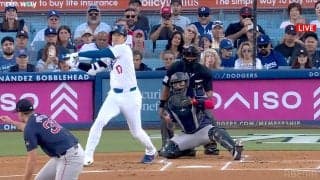 大谷翔平、後半戦初打席は豪快フルスイングも空振り三振 レッドソックス戦に「1番・DH」で先発 2試合ぶりアーチで4年連続30号なるか