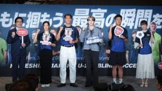 JO1・白岩瑠姫さんもスペシャルゲストで登場、「パリ2024 日本代表 応援イベント」が開催！ 元代表選手らとU-23日本代表、なでしこジャパン、ブラインドサッカーを応援