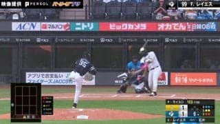 どうやって打った！？相手投手も呆然…日本ハム・レイエスの“衝撃弾“が凄すぎる　軽く当てた大飛球にファン騒然「エグいパワー」「神助っ人だわ」
