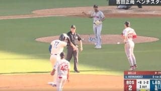 投手がブチギレ！ 大谷翔平、“イライラ走塁”がヤバすぎる　一瞬の動きで様子がおかしくなる「イラついてるw」「リードオフマンすぎ」