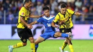 来日前のドルトムント、手倉森誠監督率いるBGパトゥムに4失点大敗…野津田岳人も先発出場【国際親善試合】