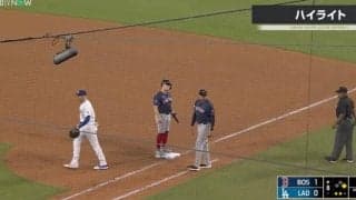 オレに一体、何が起きた…！？ “爆肩レーザー”で刺された走者の様子がおかしくなる　ド軍外野手のスーパープレーがヤバすぎる「この顔ｗ」「これは神守備」