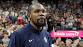 アメリカの強化試合5戦でデュラントは全休も、指揮官は「彼を代えることは考えていない」