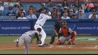 大谷翔平、7試合ぶりノーヒットで日米通算250号はおあずけ… ドジャースは終盤勝ち越しでオールスター明け4連勝