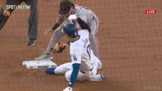 大谷翔平の盗塁シーンで起きたシュールすぎる“リアクション競演”の瞬間… リプレーで判定覆り対照的な「ドヤ」と「スン…」の一部始終