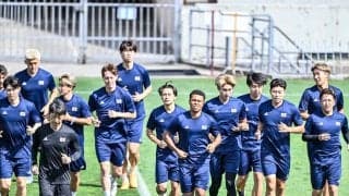 U23日本代表がパリ五輪の初戦・パラグアイ戦に向け前日練習！ DF鈴木海音が練習中に突如発した“大きなかけ声”でチームは明るい空気に…スタッフからも「いいね！」と好評