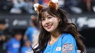 エスコンに降臨した“女神”「えげつない可愛さ」　白ショーパンチアにX衝撃「顔面偏差値よ」