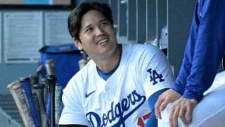 突然の質問に大谷翔平が「My wife」　真美子夫人に“思いやり”…204勝右腕も笑顔