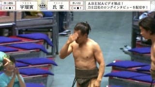 61キロ力士、体重約2倍の相手を何度も“振り回す”衝撃光景も「まさか！」の結末 東西間違えて「あっ！」目が回ったか？ 最後は見事な掛け投げで白星