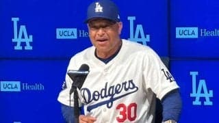 ロバーツ監督脱帽「今でも仰天する」　大谷翔平の“超高弾道HR”に目を疑う「普通は起こらない」