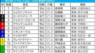 【アイビスSD／枠順】チェイスザドリームに“馬券内率83.3％”　高配当狙いなら爆発力有する内枠勢を要マーク