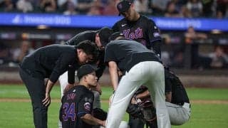 緊急降板の千賀滉大は「左足ふくらはぎの痛み」　球団発表…復帰戦で痛めて場内騒然