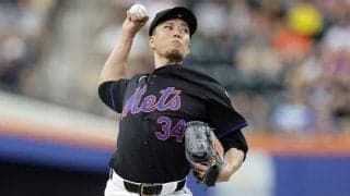 メッツ千賀滉大、右肩痛から“復活”の今季初先発！ 5回まで9奪三振で今季初勝利の権利　代名詞「お化けフォーク」健在