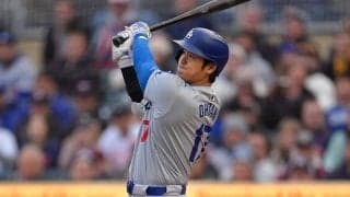 大谷翔平、シングル級で爆速ツーベース！ 今季28本目の二塁打＆125本目安打でリーグ首位打者キープ 2試合連続の今季32号にも期待
