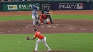 一体、何が起きた！？ 大谷翔平、182キロ超え爆速“ロケット打球”で異変が起きた…！？ 相手野手のリアクションが話題に「速すぎるだろ」「二遊間が引き裂かれた」