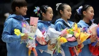 牛奥小羽が4種目出場へ　逆境の中、体操女子日本代表4人が抱負「チームのみんなで力を合わせて」【パリ五輪】