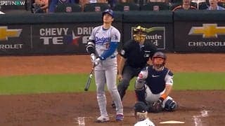 ボールが消えた… 大谷翔平、“ドヤ顔確信歩き”がヤバすぎる　190キロ高速“弾丸ライナー”豪快弾が話題に「鳥肌たった」「カッコ良すぎる」