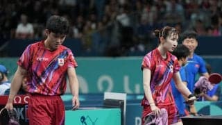 張本智和・早田ひなの“エースペア”に待ち受けた試練　WTTは初戦敗退に「番狂わせ」中国メディアは大金星の北朝鮮ペアを称賛【パリ五輪2024】