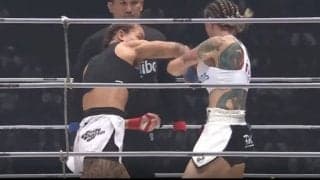 「バキって音がした」女子OFGで鼻が折れ曲がる衝撃KO！　戦慄の右に「鼻が…鼻が折れている！」解説席も騒然