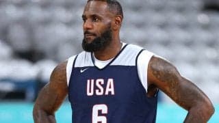 セルビアとのパリ五輪初戦を迎えるアメリカのレブロン「NBAとは違う。これは短距離走」