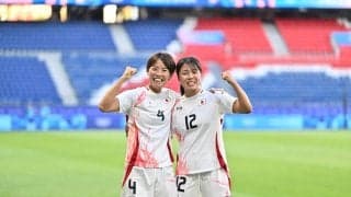 【パリ五輪・なでしこジャパン】ブラジル相手に執念の逆転勝利！ 2度目のPKで同点に追いつき、19歳MFのサプライズ過ぎるゴールでひっくり返す……今大会初勝利