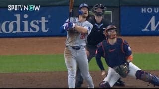打率1割台の男が覚醒！ ドジャースの“伏兵”が先制弾 両チーム初安打が2か月半ぶりアーチ…予想外の一撃に「歴史を作った」「守備いいだけで安心感ある」