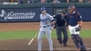 あわや乱闘で捕手＆球審、慌てて制止！ ドジャースの26歳が顔面付近の直球に“激怒” 「ラックスブチギレてる」球場騒然