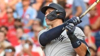 ジャッジ、1試合2発の豪快39号　4戦4発量産でキング独走、大谷翔平と7本差に