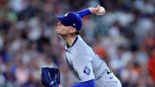 8勝左腕を“戦力外”して契約…ド軍25歳は「格が違う」　元二刀流の剛腕が「えげつない」