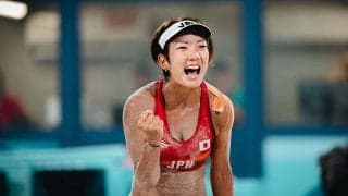 ビーチバレーボール女子の長谷川/石井組　予選ラウンド第2戦でオランダペアに敗れる2敗目