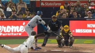 松井裕樹が大谷翔平斬り！伝家の宝刀スライダーで空振り三振 日本人対決を制する！