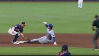 一体、何をした…！？ 大谷翔平、“一瞬の動き”がヤバすぎる　神盗塁を生んだ“高速スライディング”「50盗塁行きそう」「理想的なリードオフマン」