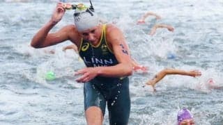 「本当に悪条件ばかり」セーヌ川での“強行”に仰天！ 豪トライアスロン選手が“本音”「奇妙なTVゲームのよう」【パリ五輪】